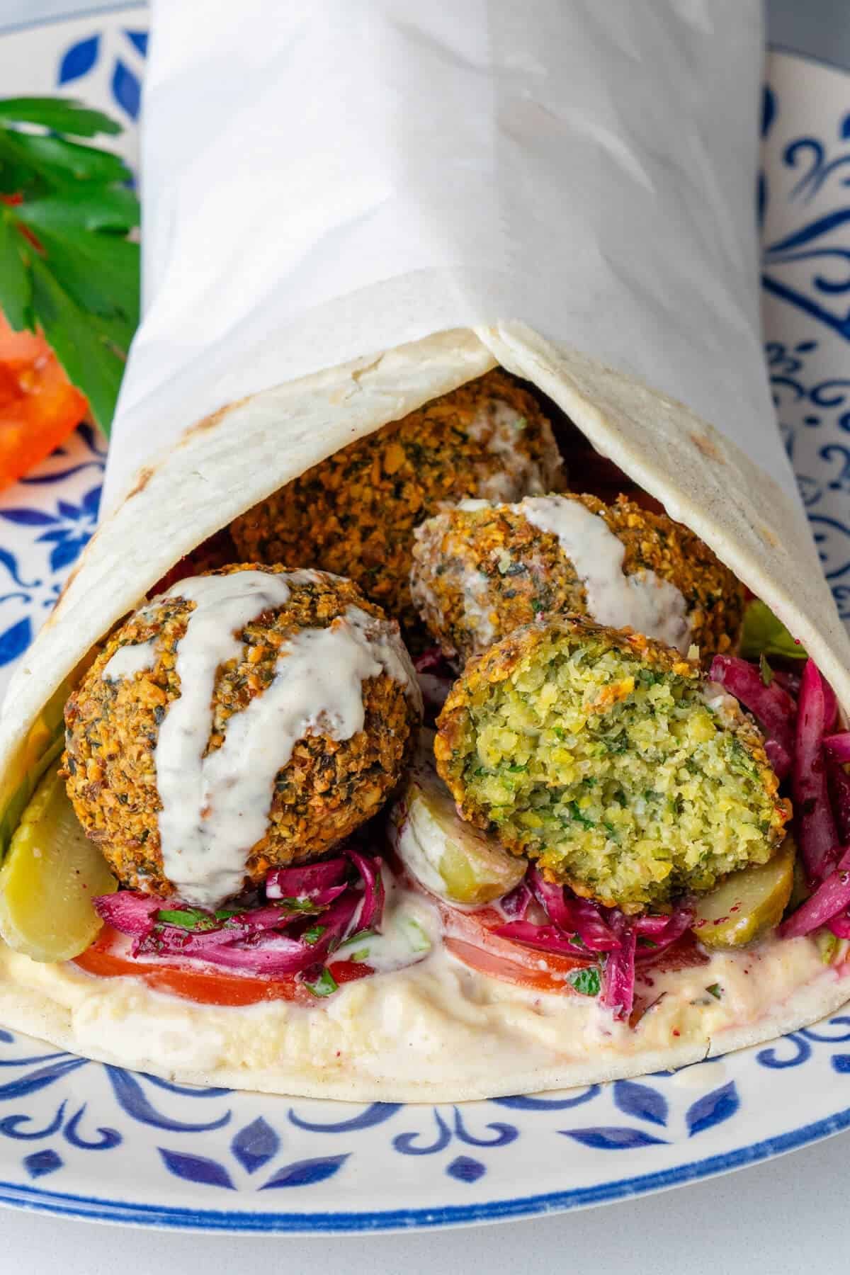 Falafel Wrap 1